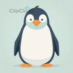 A minimalist, clean illustration of a Linux terminal interface showing a simple command line prompt with a penguin mascot subtly integrated, using a soft color palette and no text or numbers on the image
